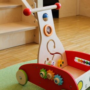 die Krippe ist altersgerecht und liebevoll eingerichtet